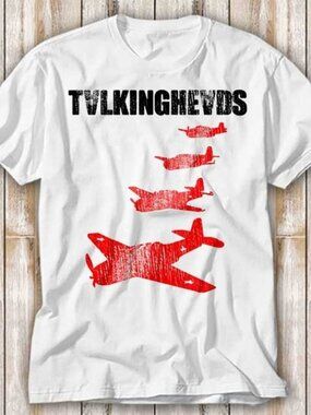 Talking Heads David Byrne True Stories Plane T Shirt